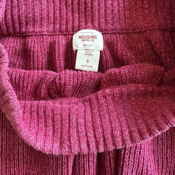 Mossimo Knit Pink Y2K Size S Hi-Low Sweater Skirt Short Casual Mini Rocker Punk - Picture 10 of 11